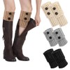 AUYAO Winter Leg Warmers Women's 2/4 Pairs Winter Leg Warmers