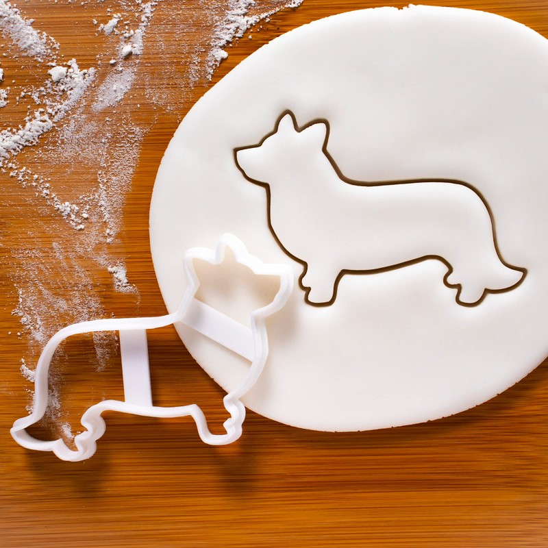 Welsh Corgi Cardigan Silhouette Cookie Cutter, 1 Piece. Bakerlogy