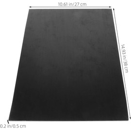 iplusmile 10 Piezas de Láminas de Espuma Negra Adaptables y Ligeras para Manualidades, Tablero de Esponja de 27 X 38 Cm Adecuado para Proyectos Creativos