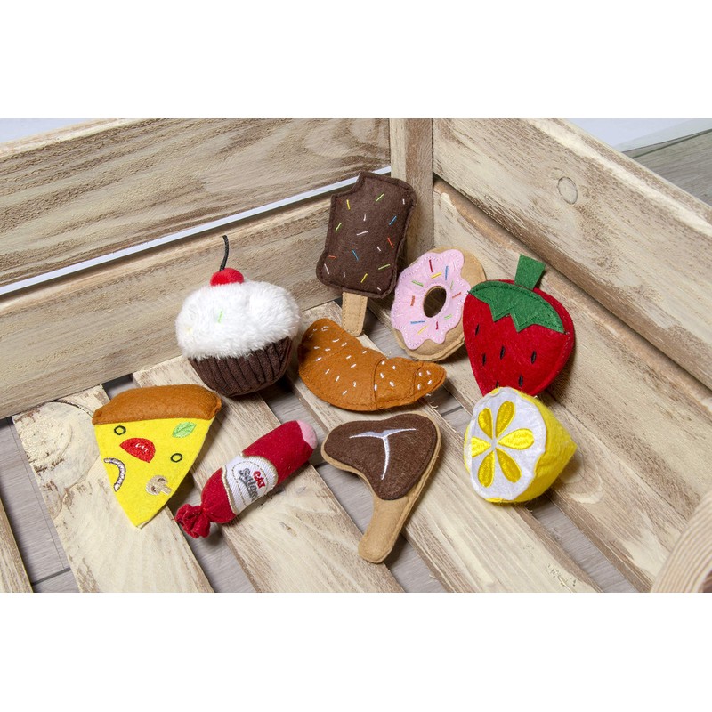 Karlie 521595 Cat Toy Texile Pink Donut 7.5 cm