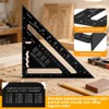 Combination Square Woodworking Ruler 7inch Carpenter Square Wood Working Tools