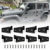 B.ZSSY Door Hinge Kit Compatible with 2007-2018 Wrangl-er JK JKU