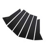 6Pcs B Pillar Posts Trim Glossy Black Exterior Window Decal