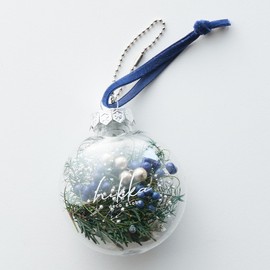 Hikka Xmas Flower Petal Ornament, Key Holder, Never Withered Flowers, No Maintenance Required, Made in Japan, Preserved Flowers, Dried Flowers, Gift, Flower, Christmas Gift, Genuine Product, Mini