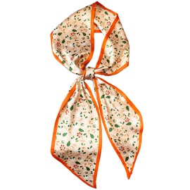 Dailyacc Silky Head Scarf For Women Lightweight Neck Tie Hair Fashion Scarves