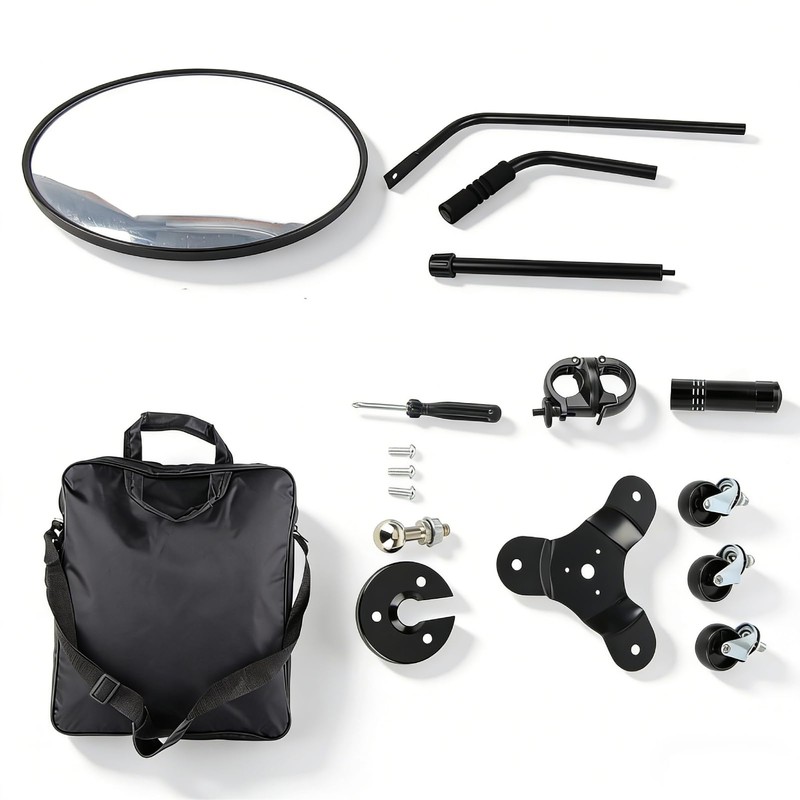 Under Vehicle Inspection Mirror with Light, Under Car Mirror 12
