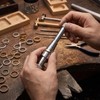 QWORK Ring Stretcher Tool Kit for Sizes 7.5-10.5, Expanding Ring