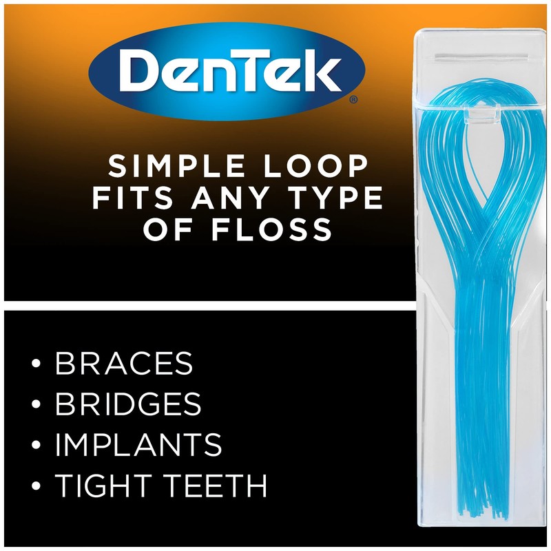 DenTek Floss Threaders | For Braces, Bridges, and Implants |