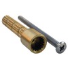 LASCO 03-1783, Brass Valve Stem Extension, 3-Inch Male to Female,