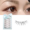 CLEAREYELASH Natural False Eyelashes, 3D 3D Matsueku Made, 5 Pairs