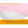 npluseins Jersey Fitted Sheet 100% Cotton - Available in 22