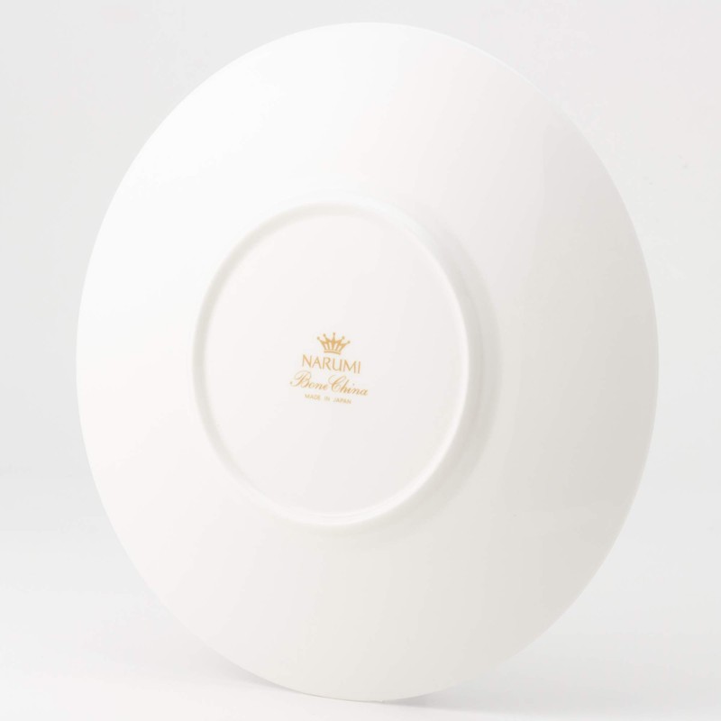 Narumi 51356-5665 Plate, Japanese Paper (Platinum), 9.4 inches (24 cm),