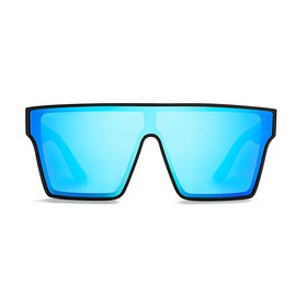 BINGKING Polarized Sunglasses for Men and Women Matte Finish Sun glasses Color Mirror Lens UV Blocking (Light Blue)