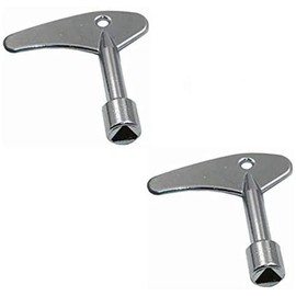 2PCS Triangle Key Utility Service Key Gas Electric Elevator Emergency Lift Door Lock Keys
