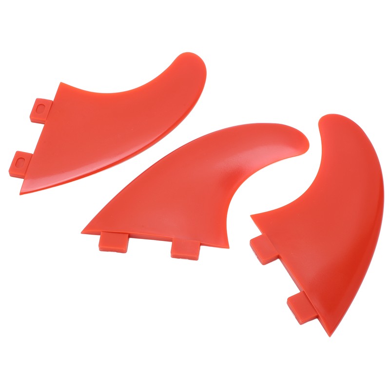 3Pcs Surfboard Fins Glass Fiber Thruster Fin Sets Surf Accessories