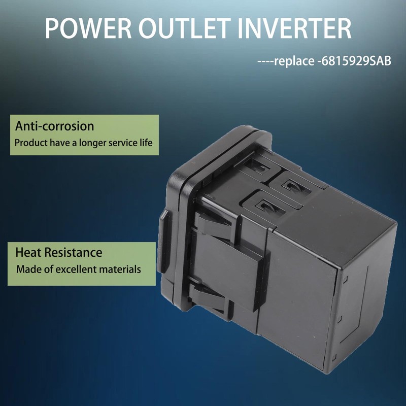 Power Outlet Inverter Compatible with Dodge Ram 1500 2500 3500