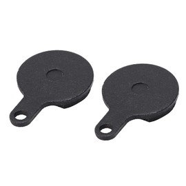 Alomejor 2pcs Pastillas de Freno de Disco de Bicicleta Pastillas de Freno de Bicicleta de Montaa Redondas de Resina Y Semi Metlicas