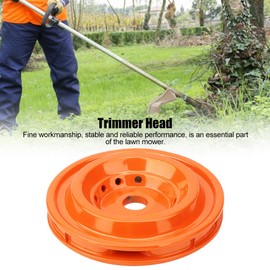 Aluminum Grass Trimmer Head, Brush Cutter Head, Aluminum Grass Trimmer with 4 Trimmer Line for Mowing Garden Lawn Field