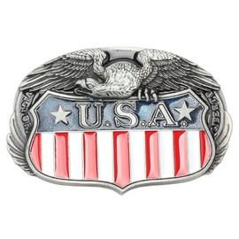 Eagle Belt Buckle Men Shield Belt Buckle American Flag Eagle Belt Buckle Bald Eagle Star Belt Buckle Western Cowboy Belt Buckle Punk Rock Belt Buckle, silver
