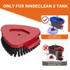 Fatmass 2 Pack Upgraded Spin Mop Replace Scrub Mop Brush