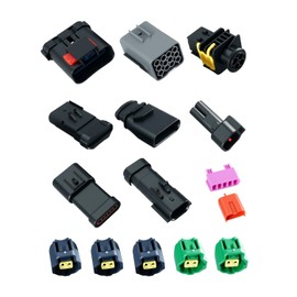 Electrical Tuner Harness Plug Kit Connector Fit for Dodge Ram 6.7L Cummins 2016-2018, 13 Pcs, Black