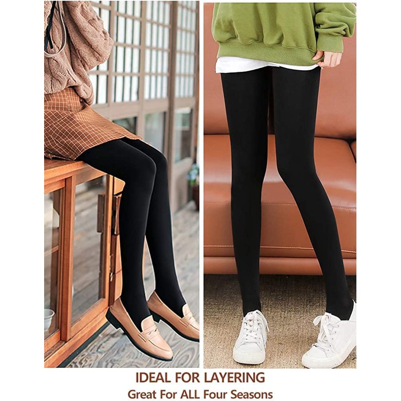 VERO MONTE Black Womens 80 Den Soft Opaque Tights -