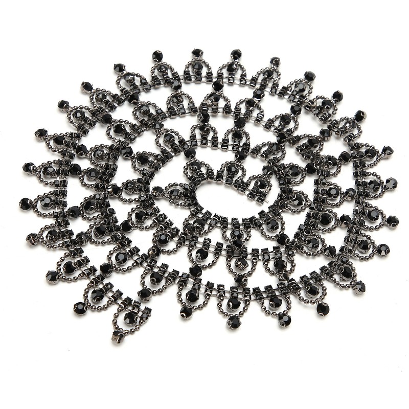 Welding Rhinestones Chain Tassel Pendant Belly Dance Decoration Jewelry Accessories