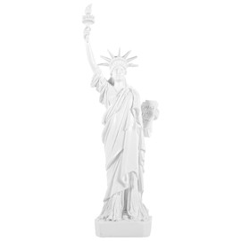 SUPVOX Mini Statue of Liberty Ornament 11.81 Inch Resin Figurine Desktop Decoration USA Home Decor Accent for Office Living Room Wine Cabinet