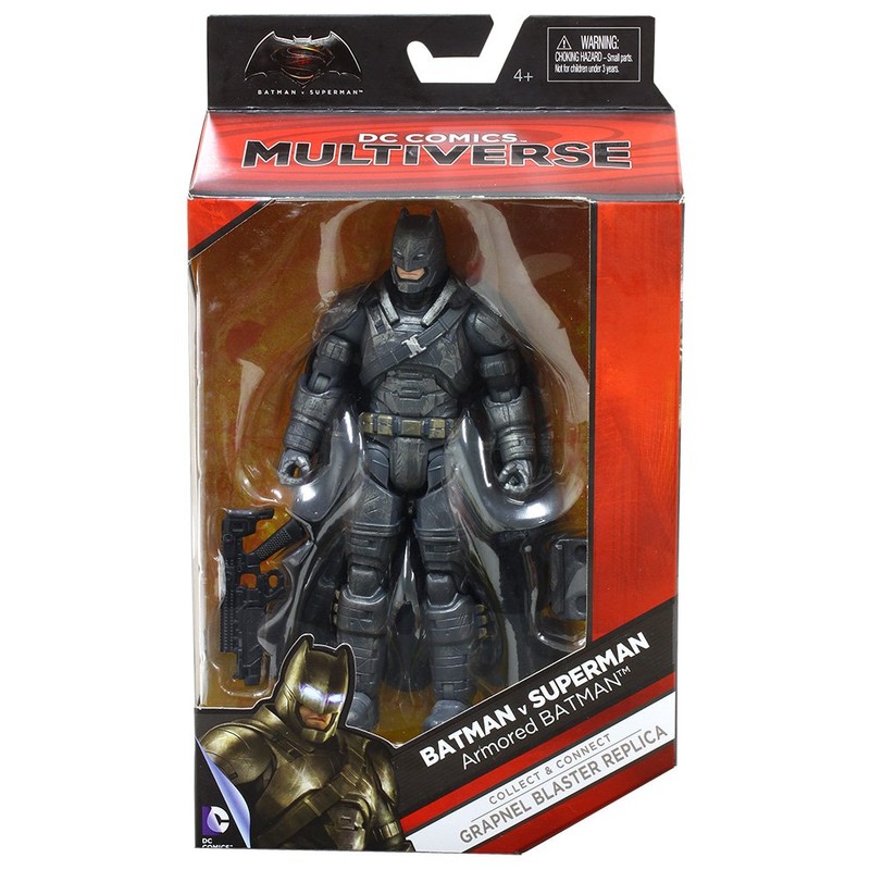 マテル バットマンvsスーパーマン ジャスティスの誕生 マルチバース #03 アーマード・バットマン 高さ約6インチ プラスチック製 塗装済みアクションフィギュア
