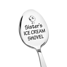 Sister's Ice Cream Shovel Spoon Gift for Sister Birthday Gifts for Sister Spoon Gifts for Sisters Mothers Day Gift for Women Big Little Sis Funny Presents for Sis Sister's Gifts from Sisters Brother