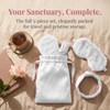Gift Set Includes Ultra-Soft Faux Fur Eye mask with Headband