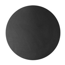Blosail Round Rubber Furniture Pad – Non-Skid Recliner Floor Protector for Hardwood & Tile, Cuttable Rubber Mat for Swivel Chairs, Recliners & More, Anti-Scratch Gripper, Black, Pack of 1