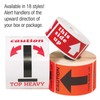 Aviditi Tape Logic 3" x 5", "This Side Up Handle