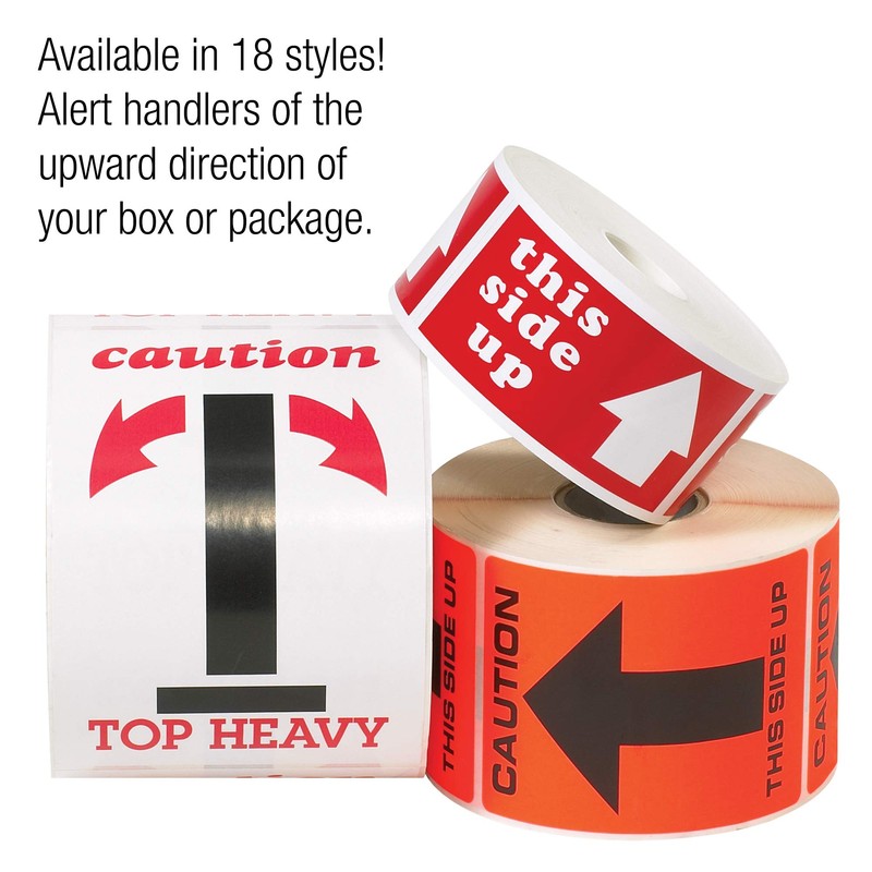 Aviditi Tape Logic 3" x 5", "This Side Up Handle