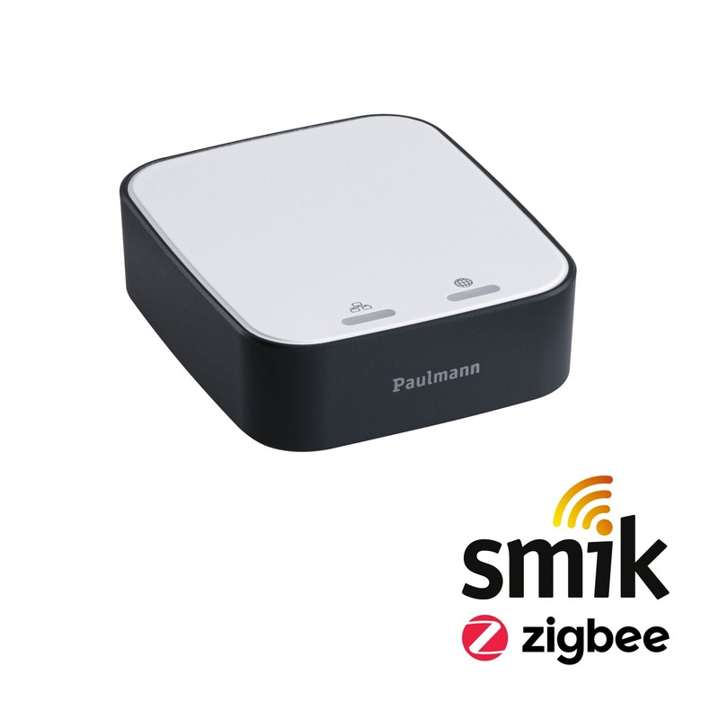Paulmann 50135 Smart Home Zigbee Gateway Bridge Smik White/Anthracite Plastic