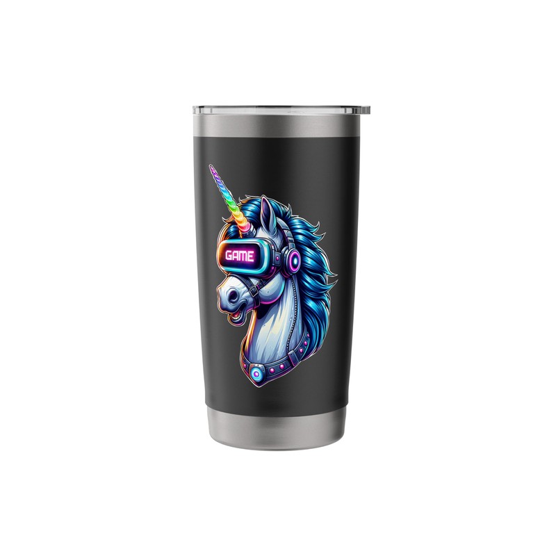 Unicorn Gaming Virtual Reality Adventure Stainless Steel Insulated Tumbler