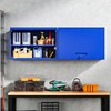 Yizosh Metal Garage Wall Cabinet with Doors and Shelves, Wall