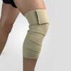 1pc Elastic Knee Support Brace Beige