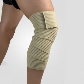 1pc Elastic Knee Support Brace Beige