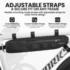 ALMSTHRE Signature Bike Frame Bag - Midnight Black, Small/Medium Sizing