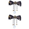 LIFKOME 2pcs Unique Bowknot Hair Clip Style Hair Accessories for