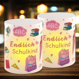 12 Tea Light Holders Table Decoration for First Day of School for Girls, Suitable for Candles, Tea Light Table Decoration for Tea Lights and Candles, Pink