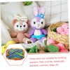 TEHAUX 2pcs Multi Color Crafting Yarns Durable DIY Knitting Supply