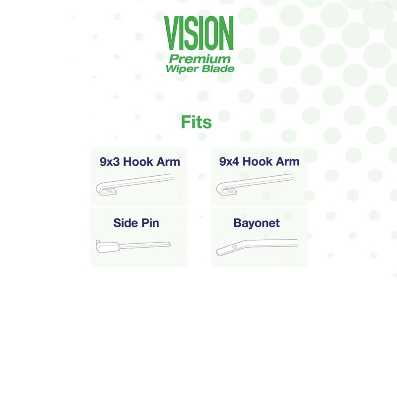 ECOGARD XV24 Vision Premium 24” Wiper Blade – Universal-Fit Conventional