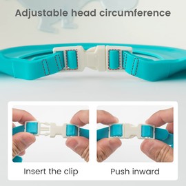 FUNUPUP Baby Shower Cap for Kids, Baby Bath Shampoo Visor Cap Hair Washing Shield Adjustable Silicone Bath Hat for Toddler Girls and Boys (Dinosaur,Yellow)