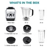 DUMOS Smoothie Blender for Kitchen with 6 Blades, Personal Blender