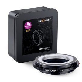K&F Concept M39-L Manual Focus Lens Mount Adapter Compatible with M39 Lens to L-Mount Camera Body