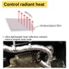 CHUANGSEED Adhesive Aluminum Foil Fiberglass Heat Shield Tape 3in x