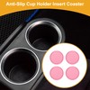 Partuto 4 Pcs 7cm Universal Car Cup Holder Coaster -