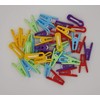 Saphare Laundry Pegs, Clothespins. (Rainbow, 40)